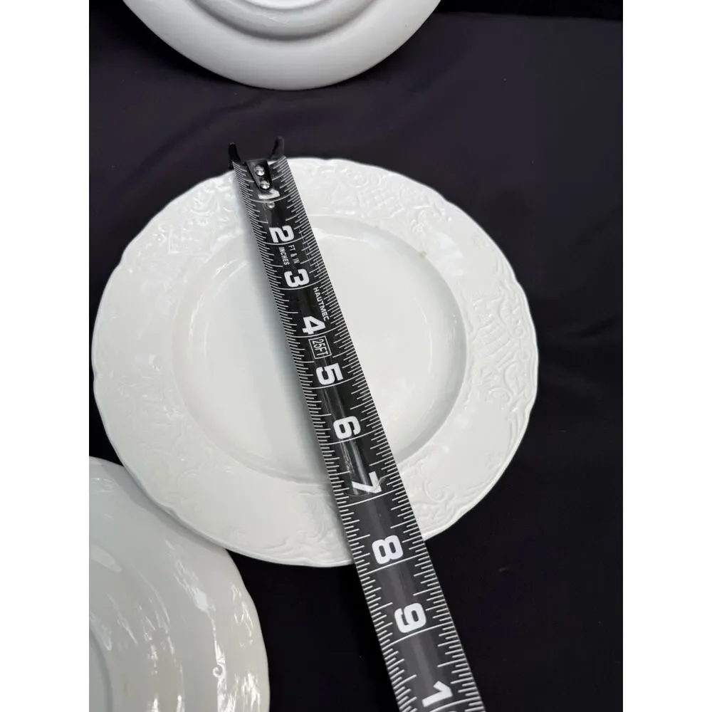 5 Johnson Brothers Richmond White Bread & Butter Salad Plates 8”